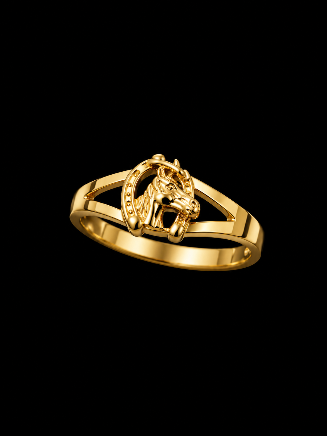 Anillo de cabello mujer